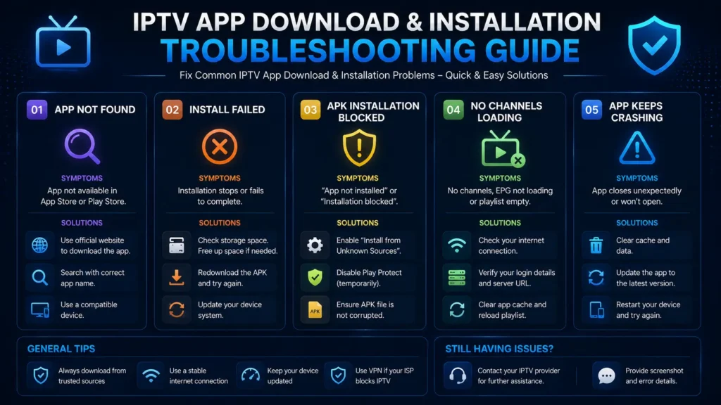 IPTV Smarters Pro download problems and fixes