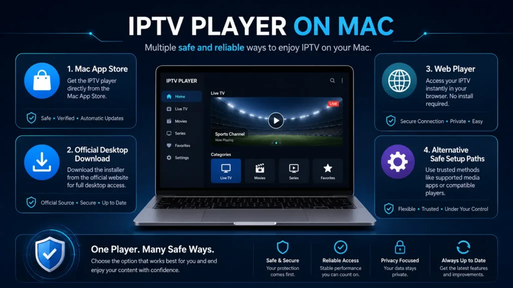 IPTV Smarters Pro Mac availability and setup options